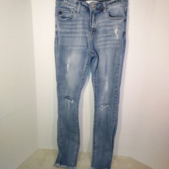 KanCan distressed skinny jeans size 5 - Picture 1 of 6